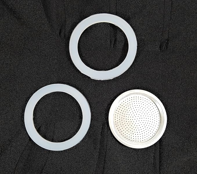Espresso Coffee Rubber Rings + Filter For Italian Moka
