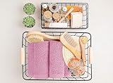 Utopia Towels Flannel Face Cloths Set 30x30 cm 24-Pack Pink 100% Ring Spun view 6