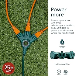 Philips EZGrip Outdoor Extension Cord with Multiple