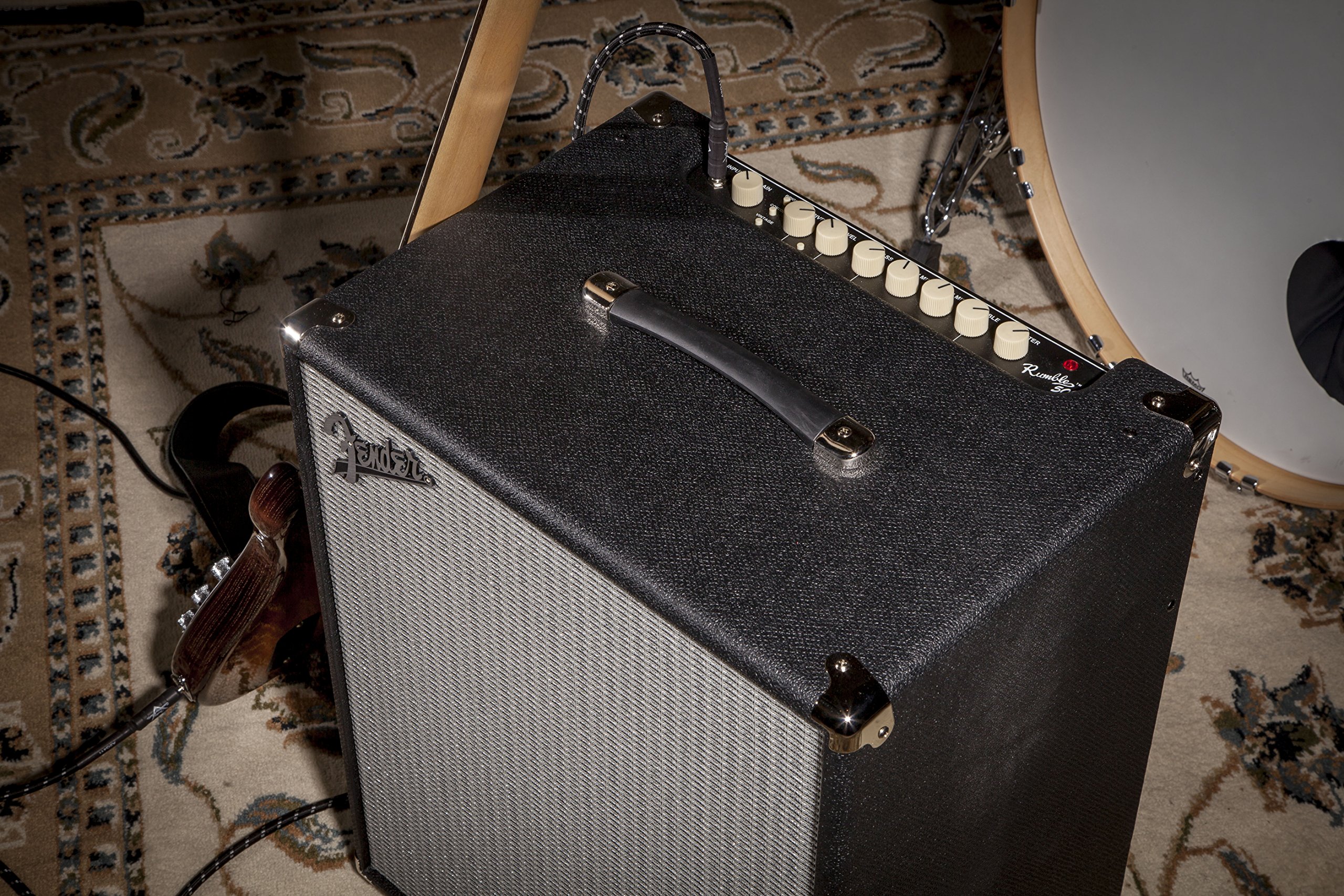 Fender Rumble 500 V3 Bass Amp for Bass Guitar, 500 Watts, with 2Year