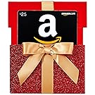 Amazon.com Gift Card in a Red Gift Box Reveal