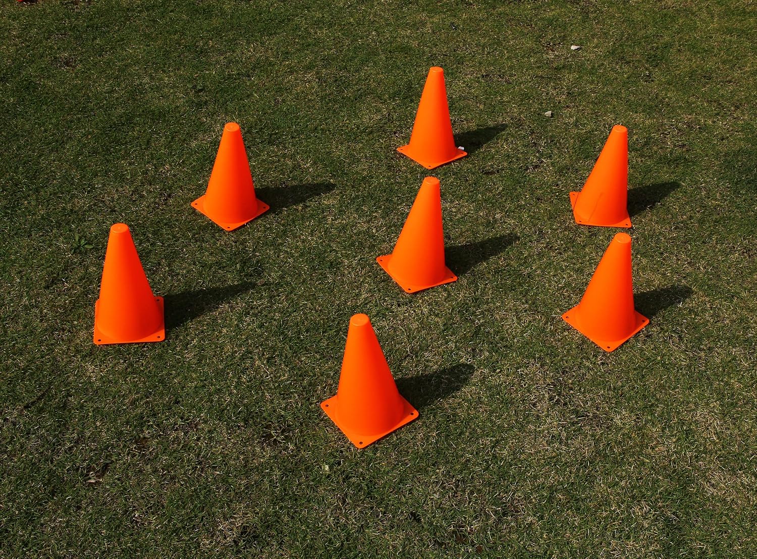 Juvale 9 Inch Orange Plastic Sports Safety Parking Cones (12 Pack) : Sports & Outdoors