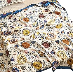 MEJU Summer All Season Mandala Boho Paisley Flower