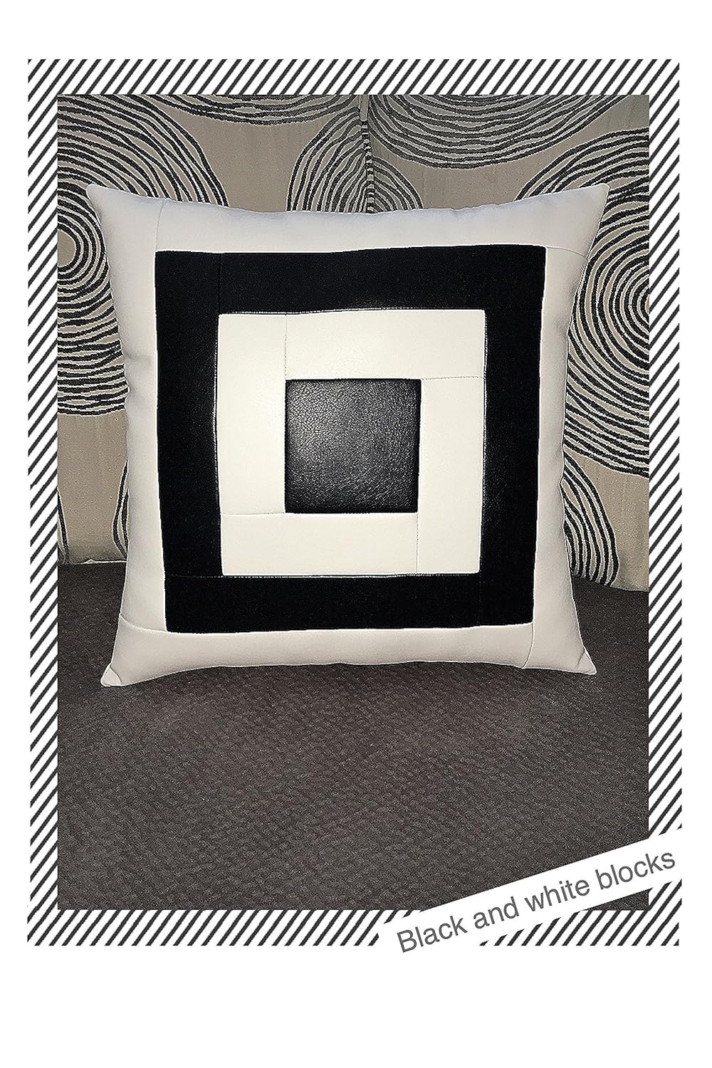 black accent pillows