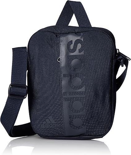 Amazon Adidas ショルダーバッグ リニアロゴショルダーポーチ カレッジネイビー カレッジネイビー トレースブルーf17 Adidas アディダス スポーツショルダーバッグ エナメルバッグ