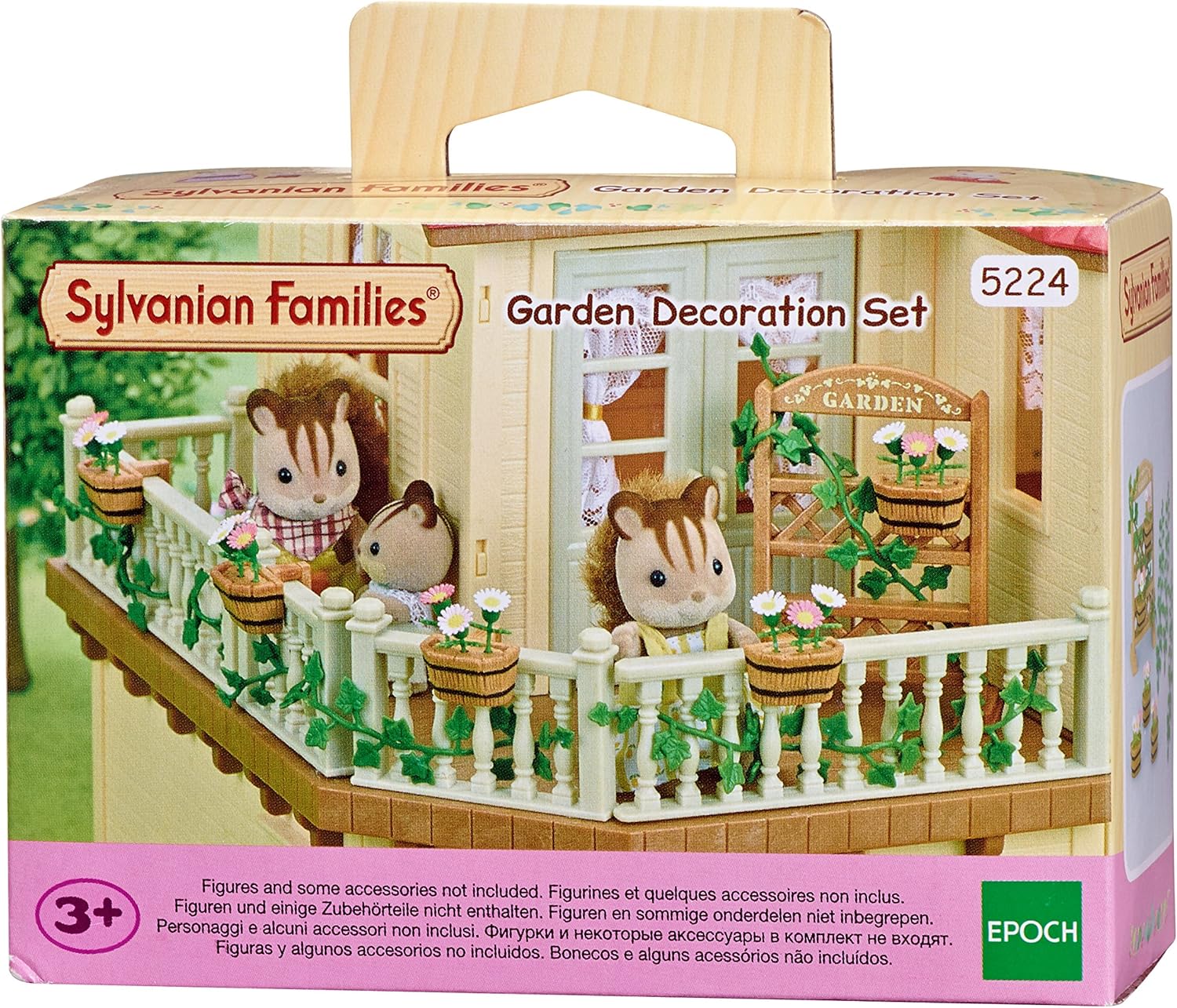 sylvanian families garden decoration set