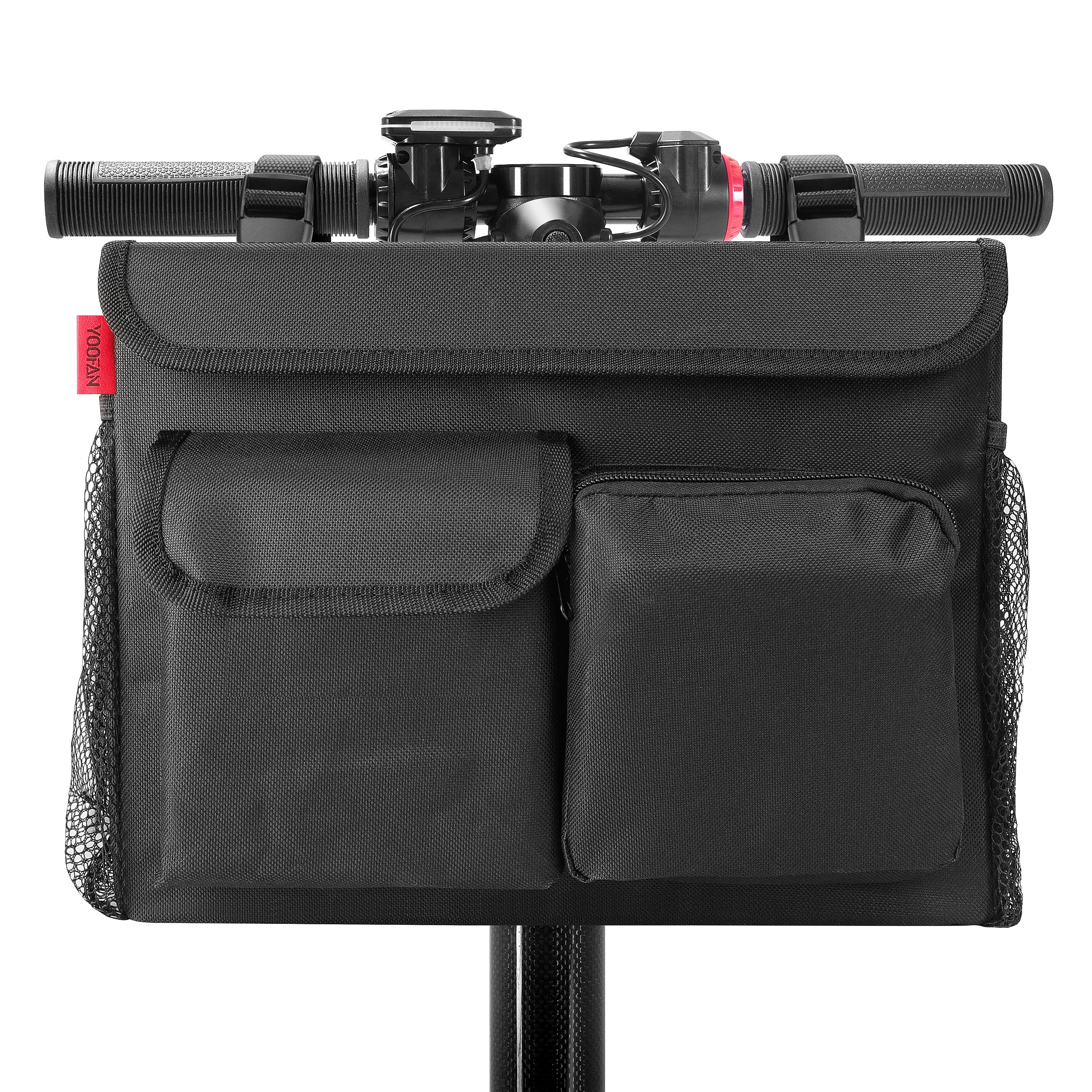 YOOFAN Mobility Scooter Bag – Convenient Organizer Pouch with 14-Inch Laptop Pocket and Cup Holders