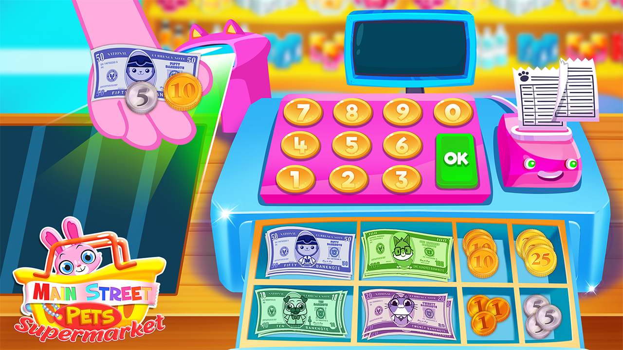 Main Street Pets Supermarket Games & Grocery Store Shopping