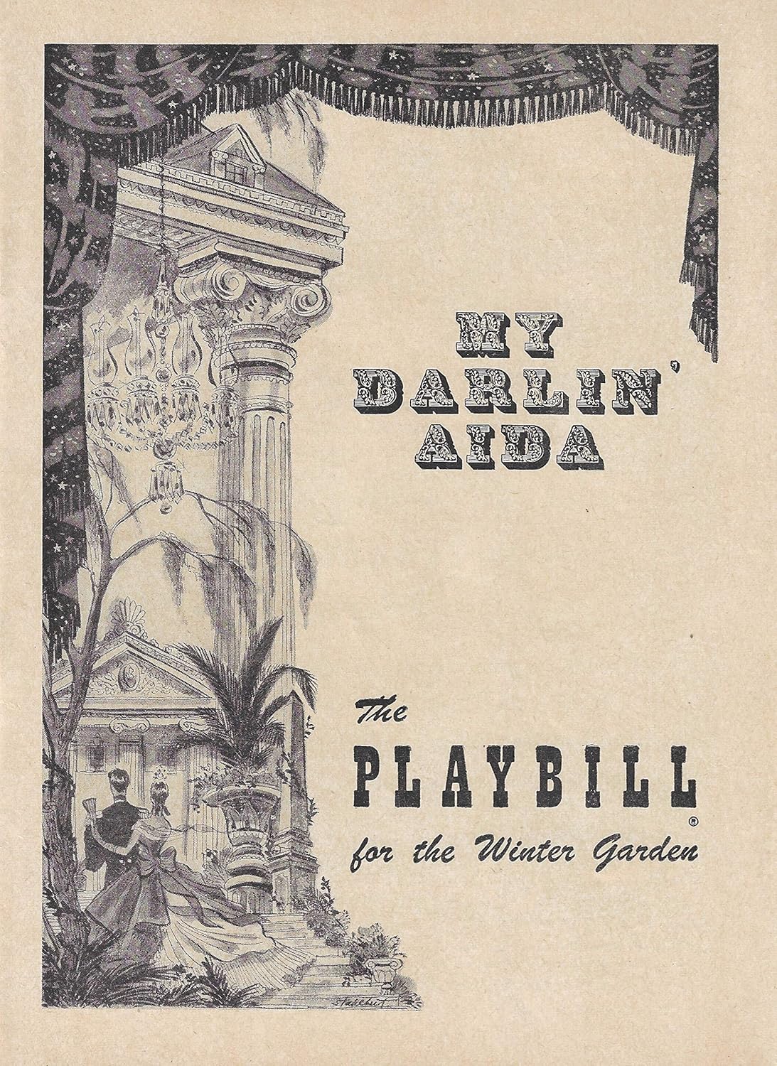 Dorothy Sarnoff My Darlin Aida Elaine Malbin Dody Goodman Giuseppe Verdi 1952 Broadway Playbill At Amazon S Entertainment Collectibles Store
