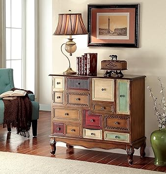 Amazon.com: Furniture of America Zeppo Vintage Style Storage Chest ...