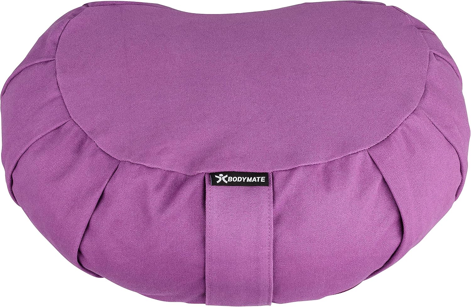BODYMATE Halfmoon Meditation Cushion/Yoga Pillow, 42cm long 30cm wide and 15cm high, Removable washable 100% Cotton Cover - Image 5