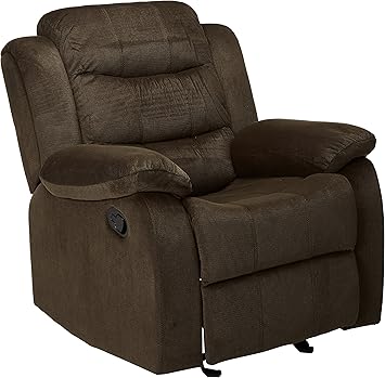 Amazon Com Coaster Home Furnishings Glider Recliner In Two Tone
