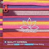 Yoga-Mad Deluxe Yoga Kit Bag Pink Large 62cm x 23cm x 21cm Mat Carrier view 5