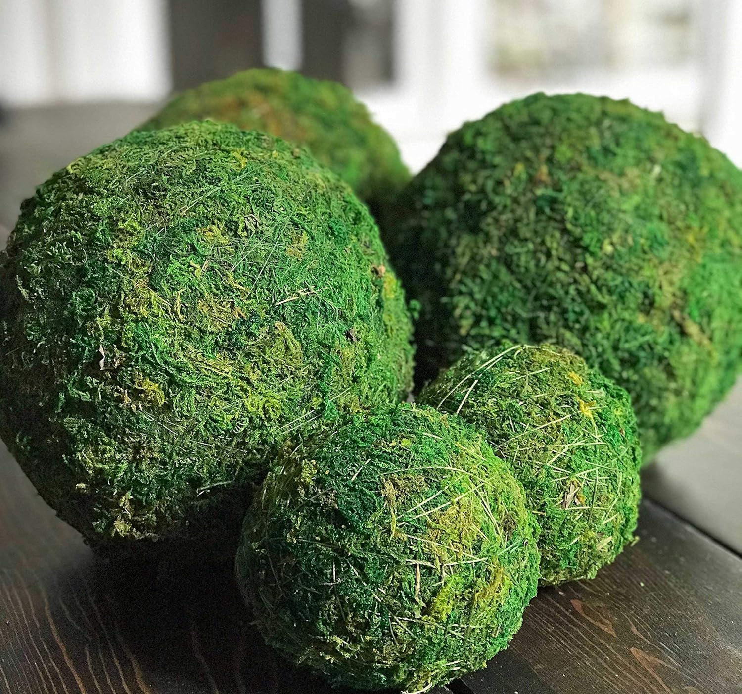 Amazon Com 4 Inch Decorative Moss Ball Orb For Home Decor Vase