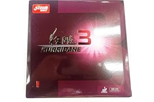 BestParts Hurricane 3 Professional Table Tennis Rubber with Orange Sponge