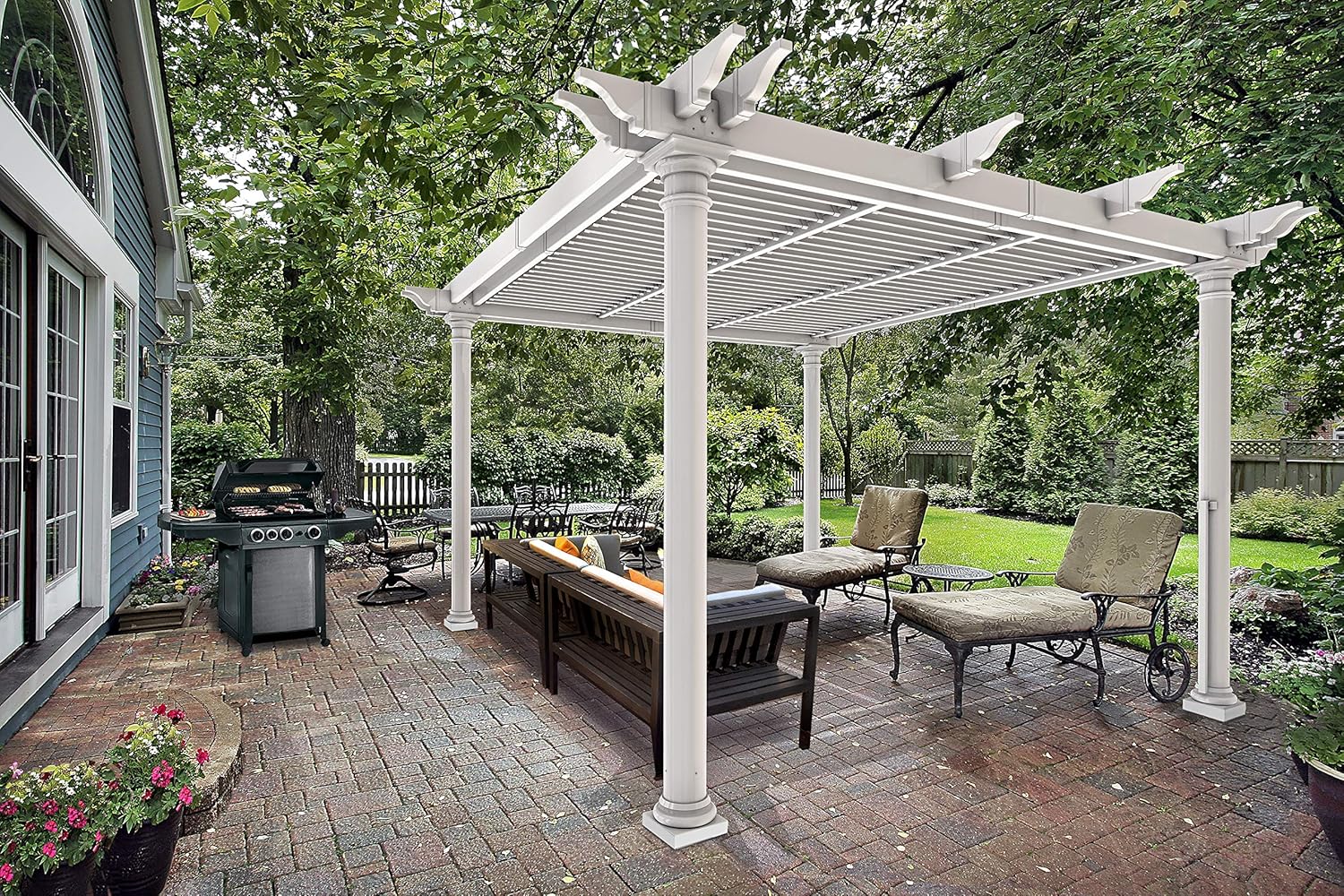 Como cubrir una pergola con lona 【TOP 2021】 Las mejores pérgolas del