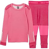 Helly Hansen Kids LIFA Merino Set (Toddler/Little Kid) | 57% Merino wool and 43% polypropylene, LIFA Merino technology, Flatlock seams, Crew neck, Elastic waist, Tail drop