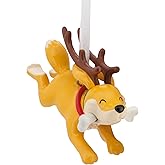 Hallmark Reindeer Dog with Bone Christmas Ornament