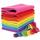 ZAIONE Soft Felt Fabric Sheets Bundle Rainbow