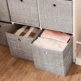 SONGMICS Storage Boxes Set of 6 30x30x30 cm Non-Woven with Handles view 6