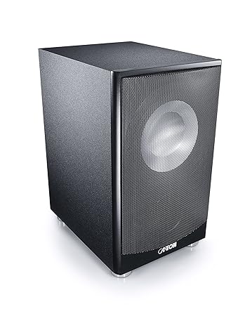 Canton AS 85.3 SC Leistungsstarke Aktiv-Subwoofer (200/280W) schwarz