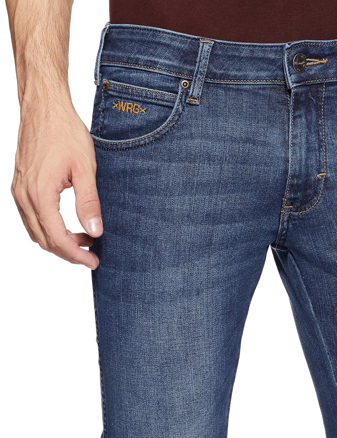 wrangler men's slim fit jeans