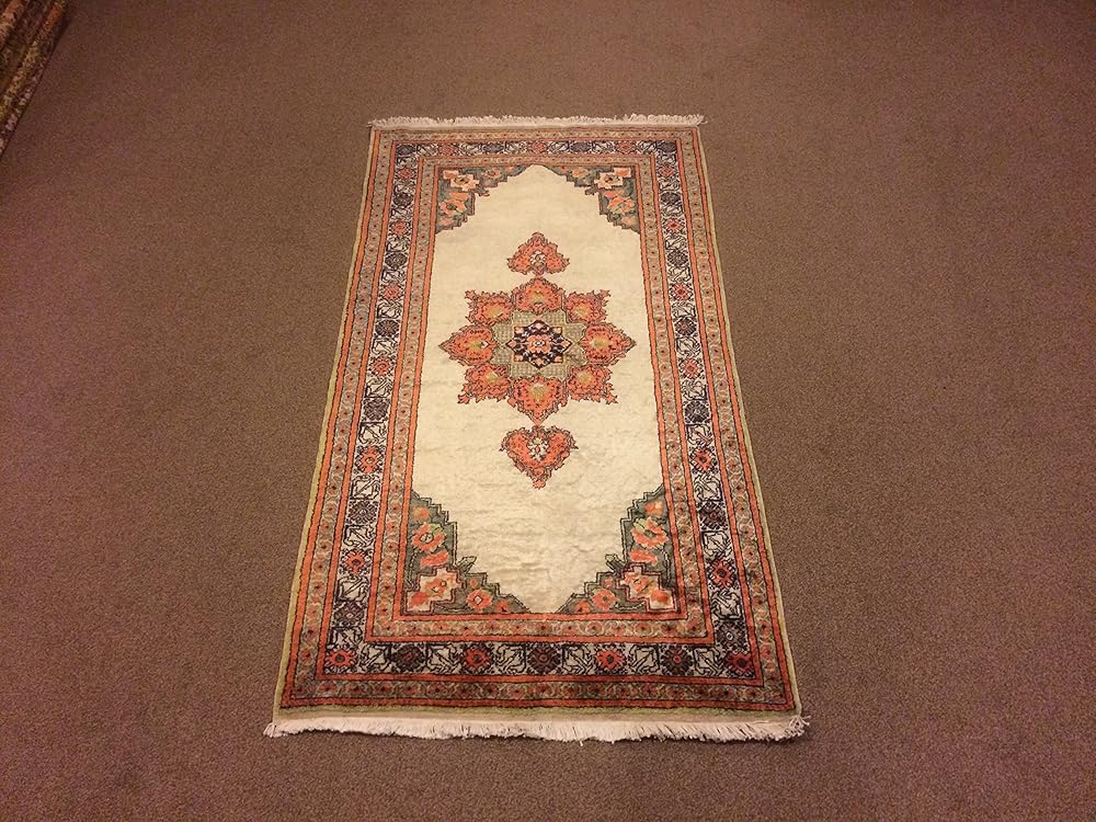 What Is 3 3x6 2 Amazon.com: 3.3x6.2 Feet Silk On Cotton Orange Medallion Design Ethnic