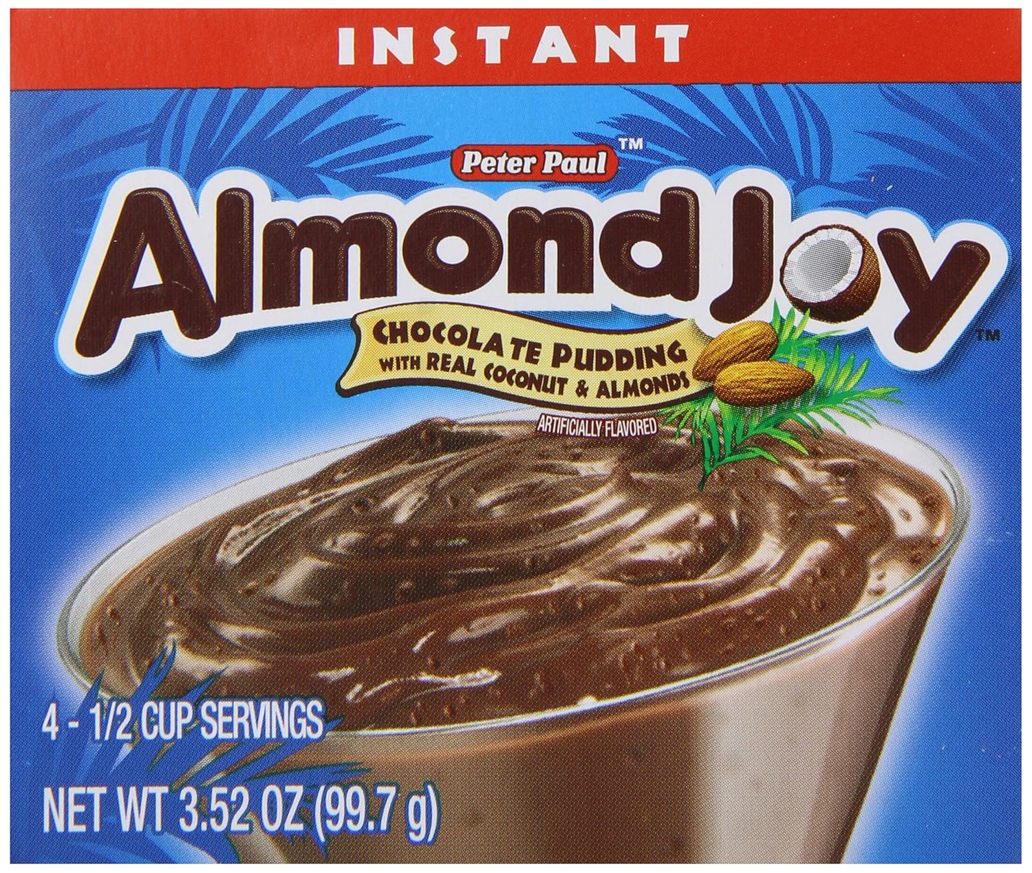 Almond Joy Instant Pudding Dessert Mix, Made with Real
