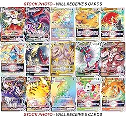 5 Pokemon Card VMAX/VSTAR Bundle - X2 VSTAR - X2