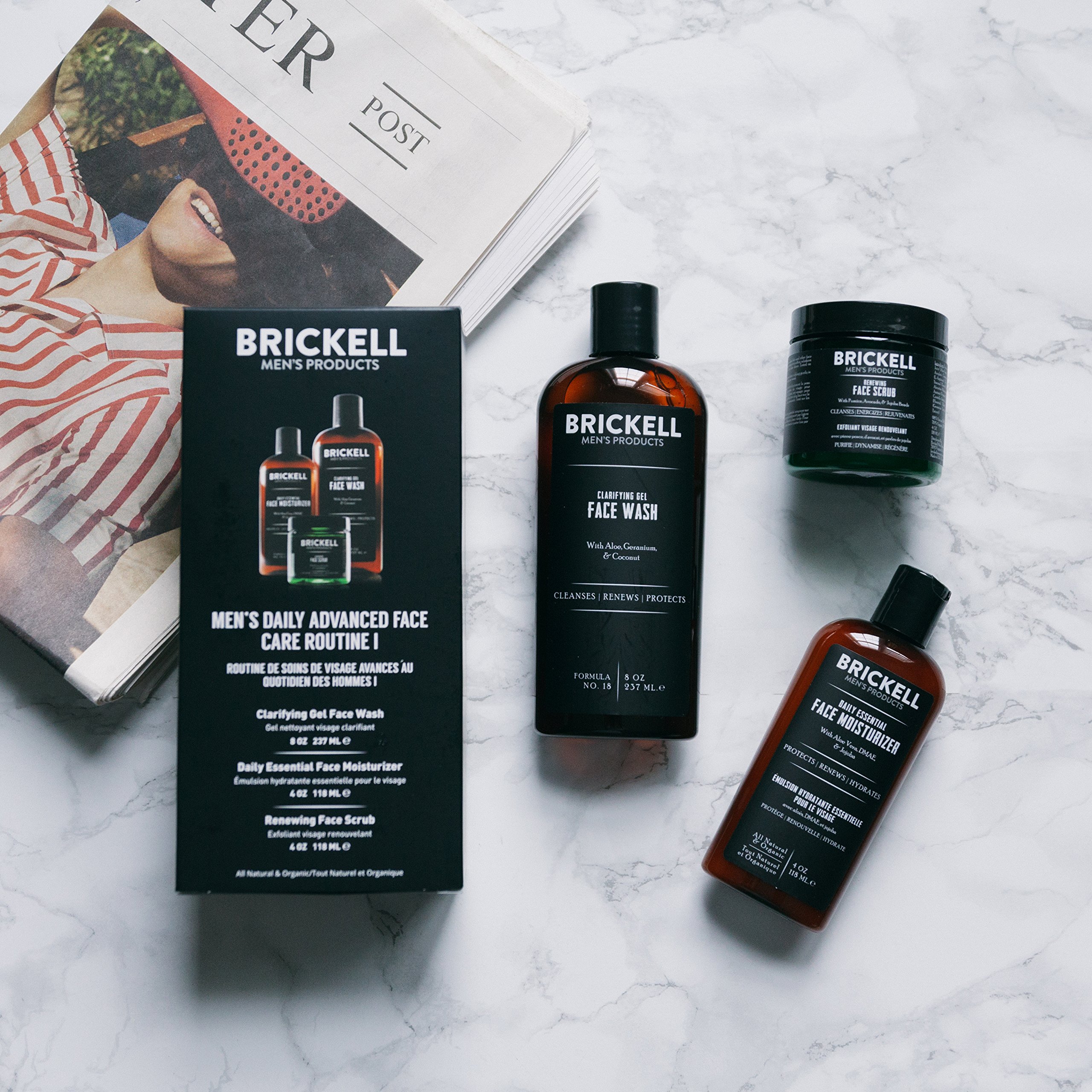 Brickell Men�s Daily Advanced Face Care Routine I, Gel