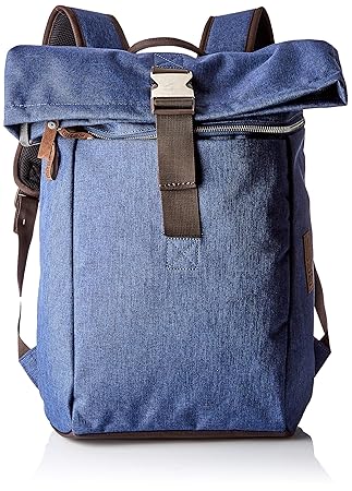 BREE Collection Unisex-Erwachsene Punch Style 92, Jeans Denim, B.p. S S19 Rucksack, Blau, 12x42x41 cm