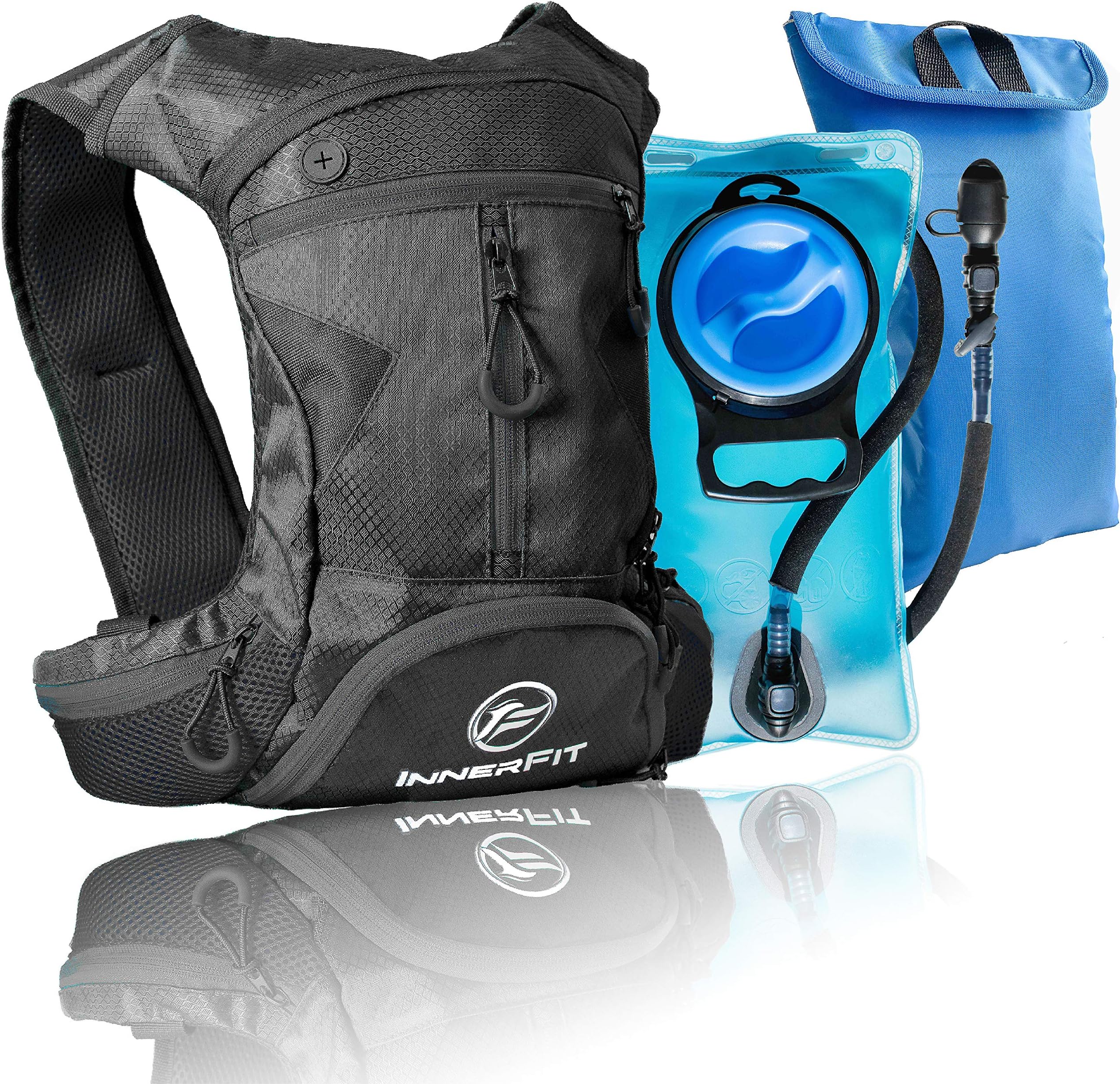 InnerFit Insulated Hydration Backpack and Water Bladder, Durable Camel Backpack Hydration Pack - Running, Hiking, Biking and Outdoor Activities - Lightweight Water Backpack