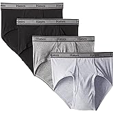 Hanes Ultimate Men's 4-Pack FreshIQ Tagless Cotton Brief
