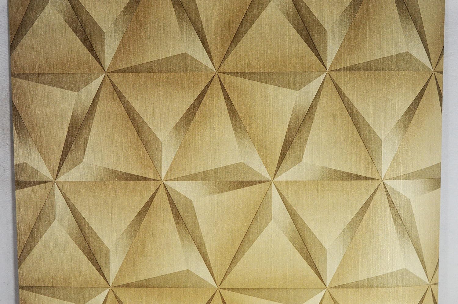 Vonzo Golden 3d Embossed Textured Wall Wallpaper For Living Room