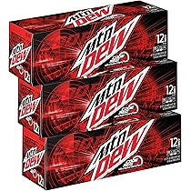 Amazon Com Mountain Dew Code Red Soda Fridge Pack Bundle 12 Fl Oz 36 Cans Grocery Gourmet Food