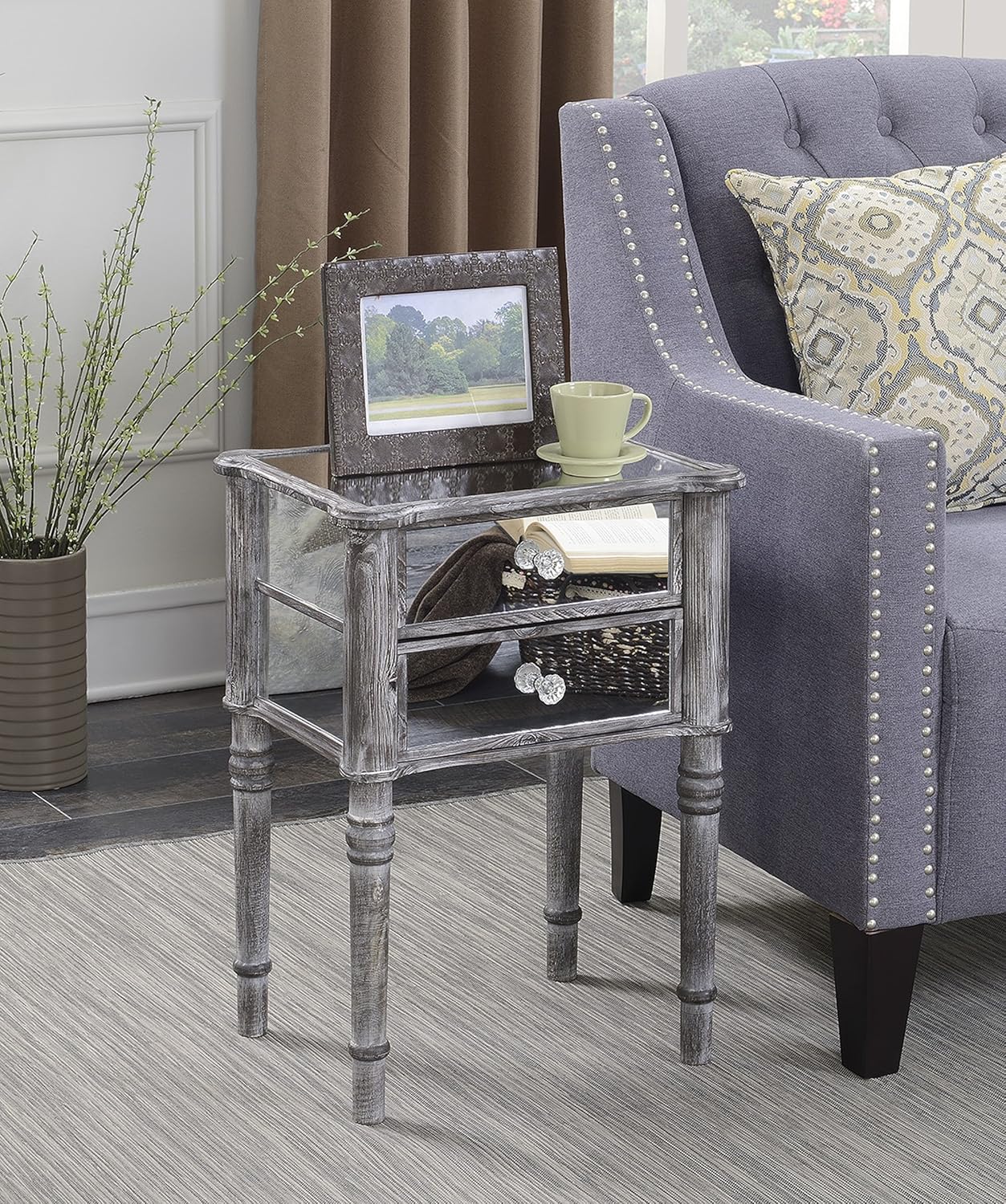 Best Home Concepts Grey End Table