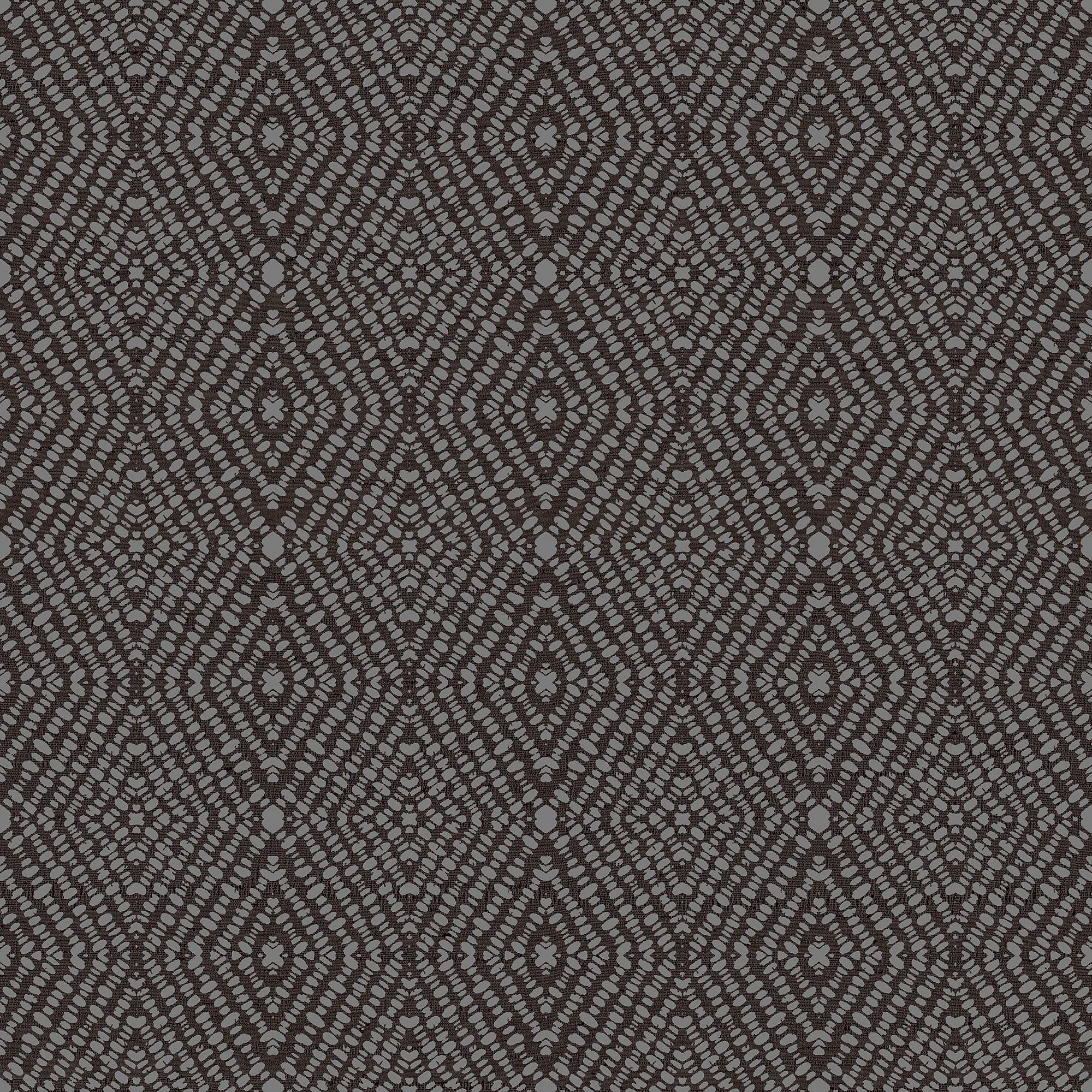 Galerie CM27063 Botanica Ikat Wallpaper, Black, 10.05m x 53cm