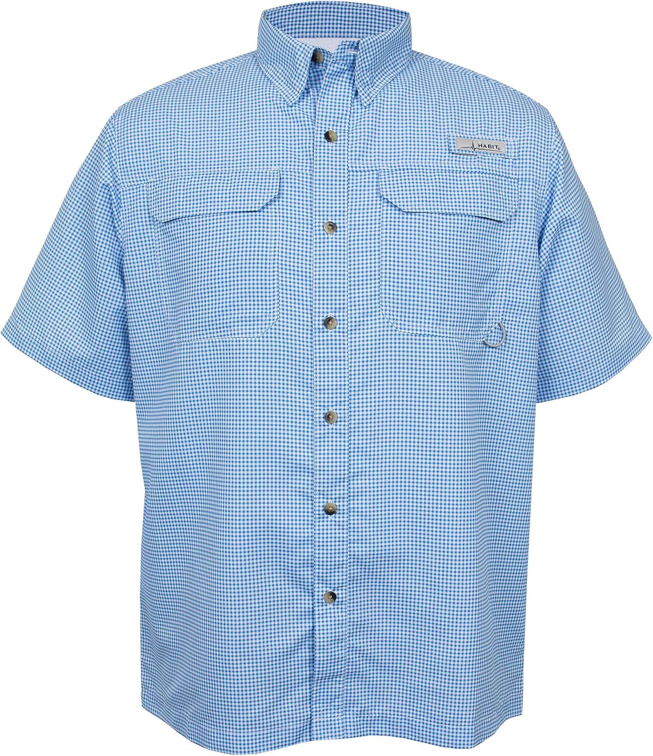 HABIT Mens High Water Short Sleeve River Guide Fishing