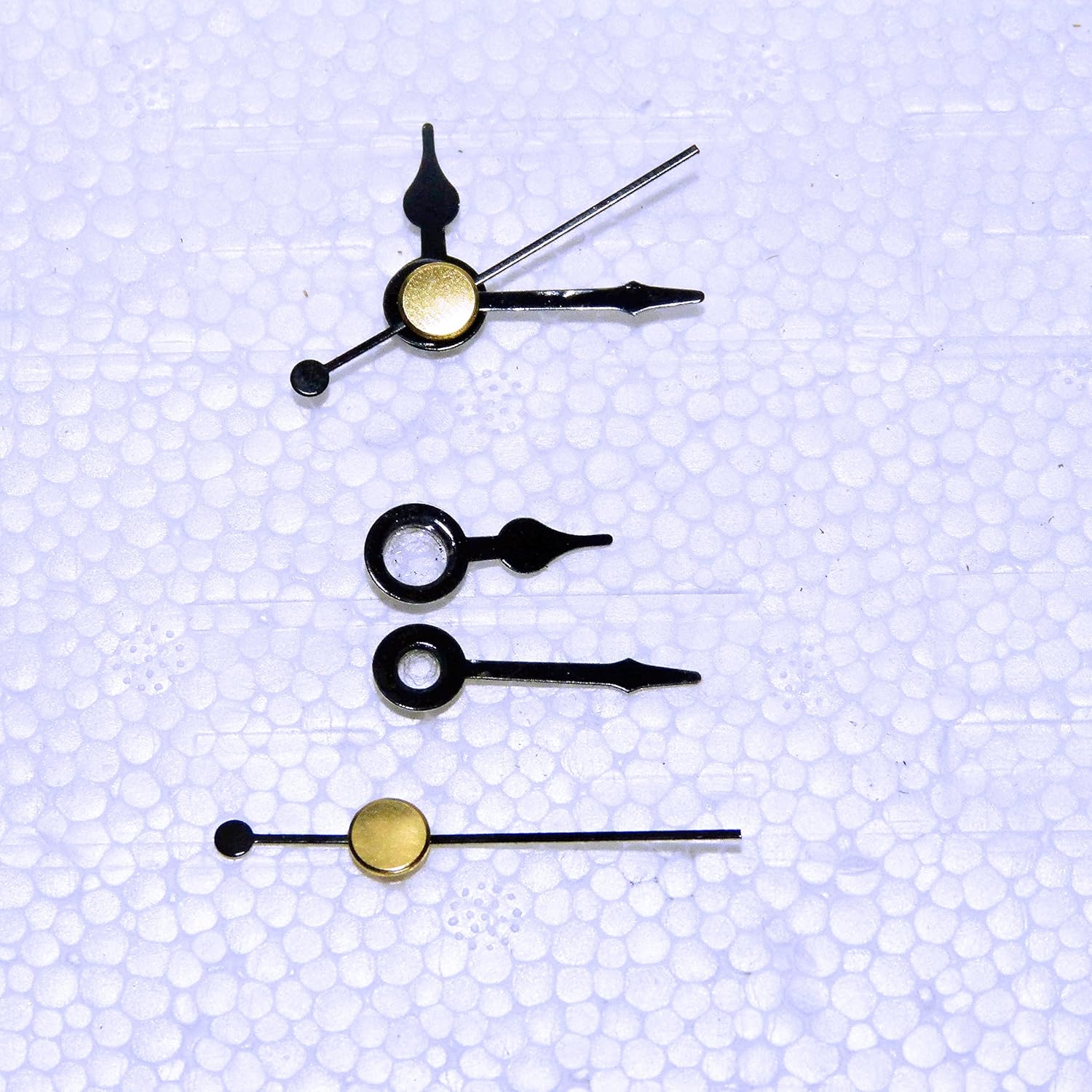 Replacement Black Metal Clock Hands for Quartz Clock Movements (24mm