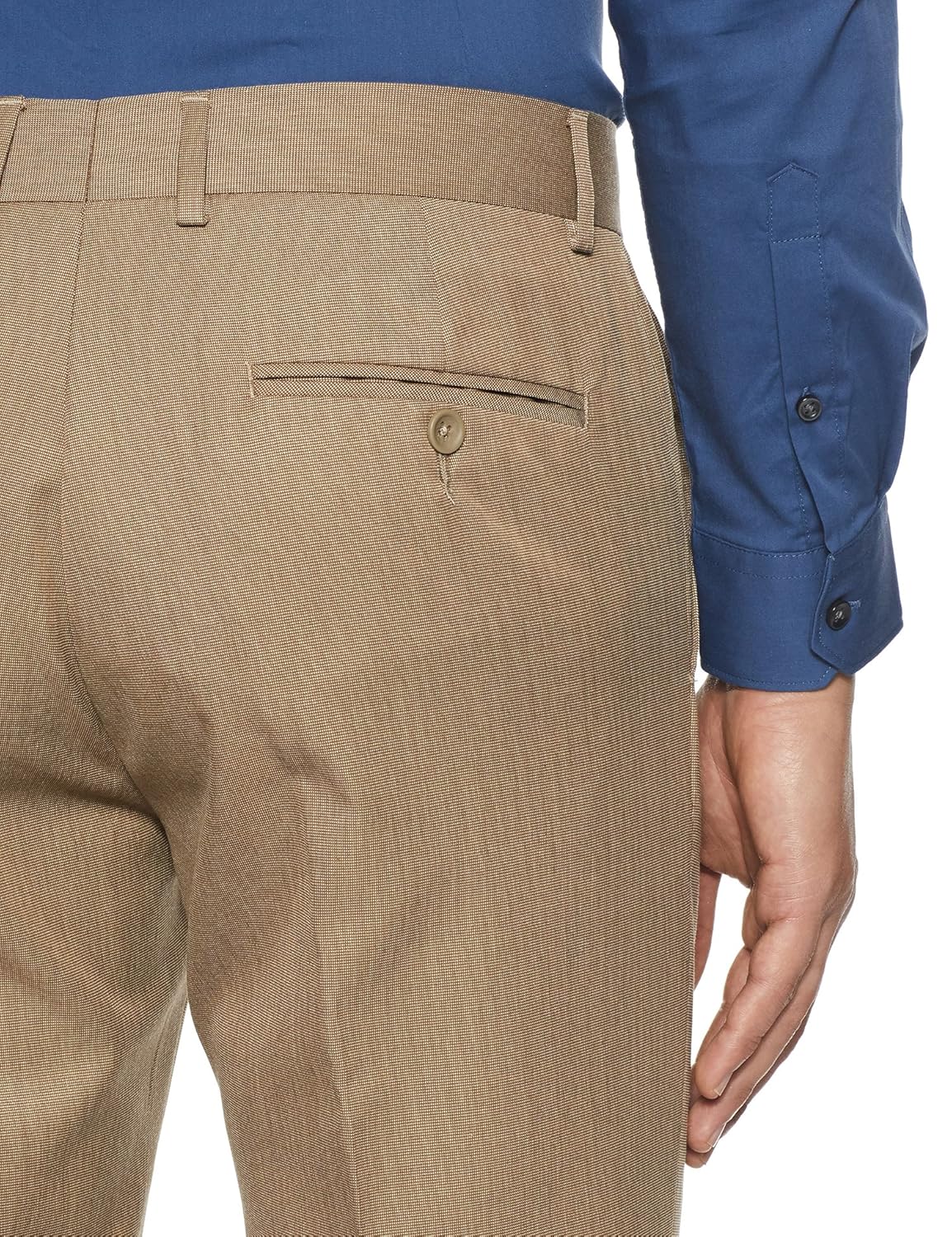 john players men's slim fit formal trousers