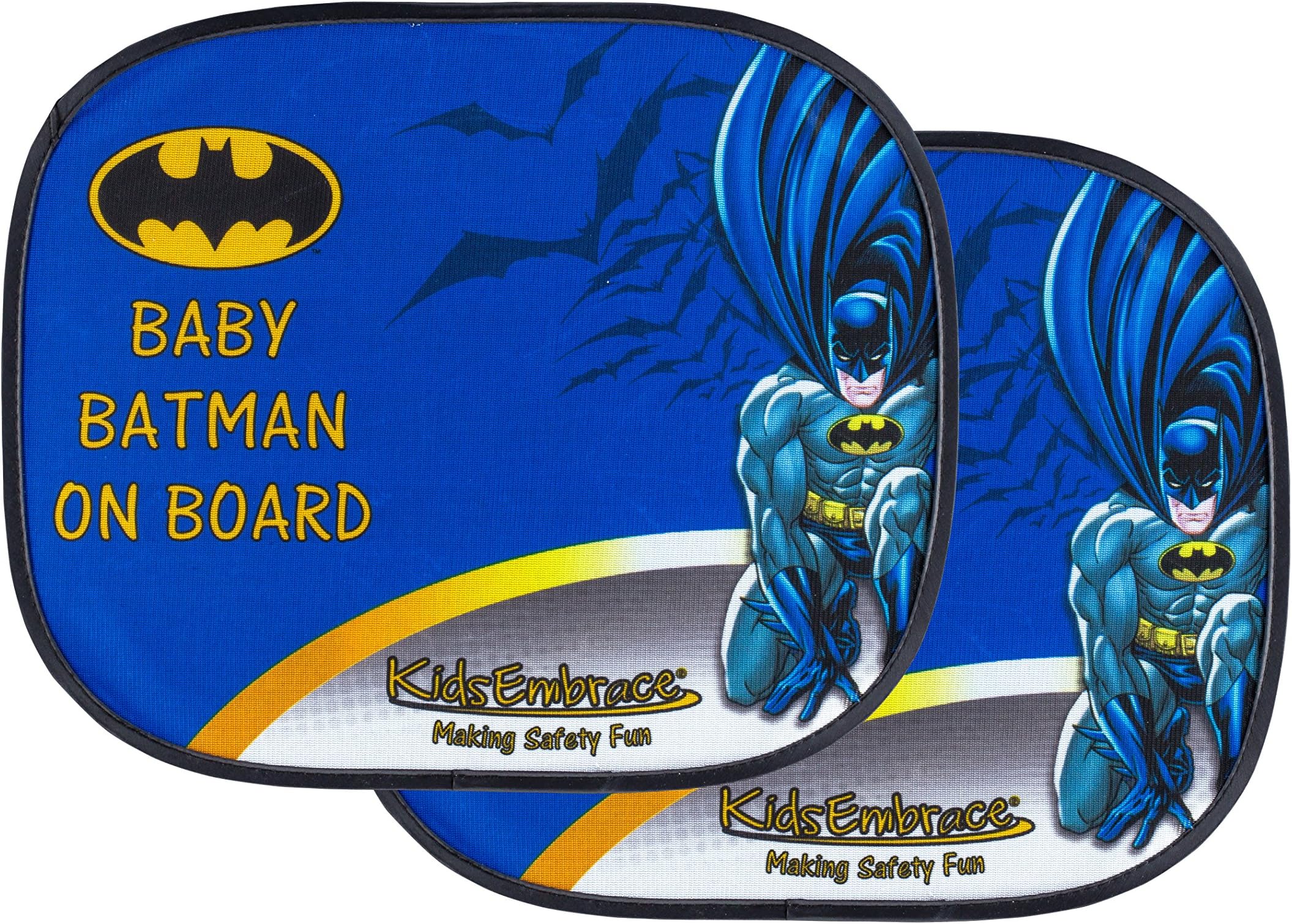 KidsEmbrace Batman On Board Window Shade (2 Pack)