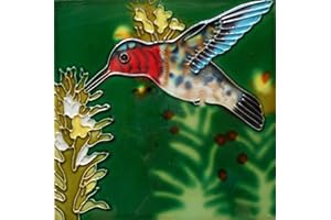 6 X 6 INCH Hummingbird Tile by TILE CRAFT