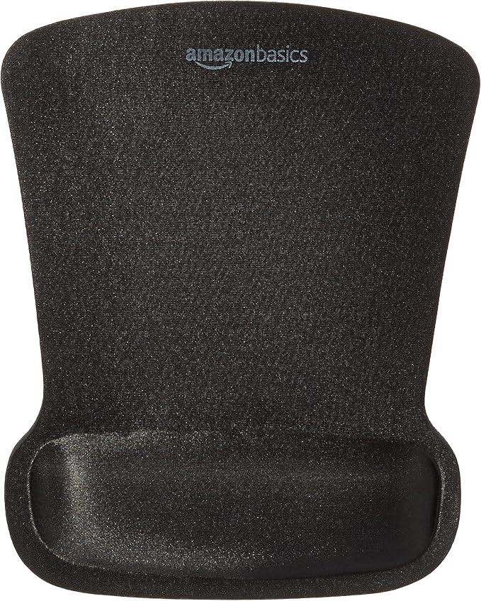 AmazonBasics Gel Computer Mouse Pad with Wrist Support Rest Buy Online