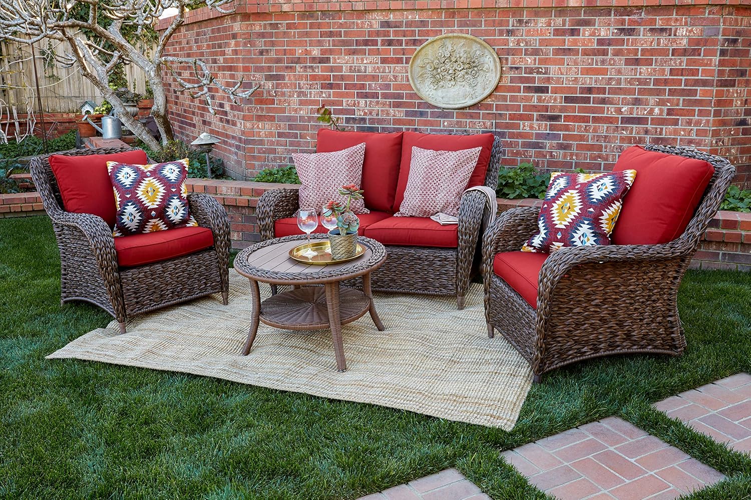 Best patio furniture sets clearance seagrass