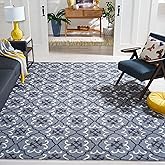 SAFAVIEH Four Seasons Collection 8' x 10' Grey/Ivory FRS234B Hand-Hooked Floral Area Rug