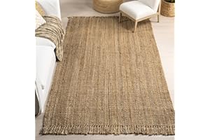 nuLOOM Daniela Farmhouse Chunky Jute Area Rug, 5x8, Natural