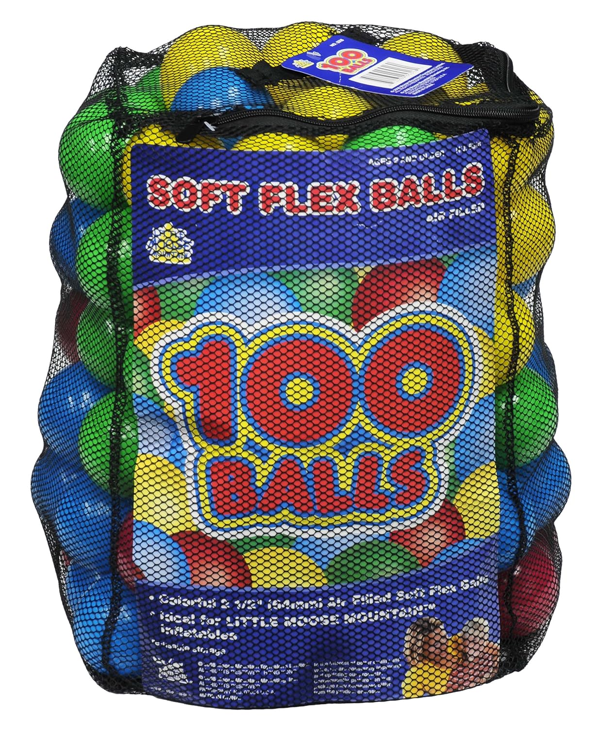 Sports & Outdoor Play Moose Mountain 100 SoftFlex Balls in Mesh Bag