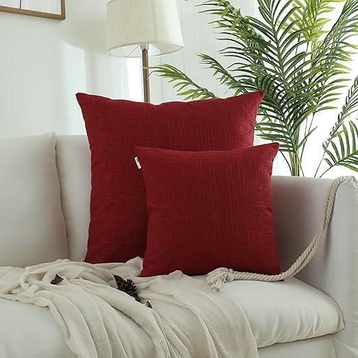 Amazon Com Kevin Textile Christmas Decorative Linen Pillowcases