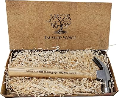 a thousand words Engraved Hammer Dad Gift - "Build My Life" "Father You Nailed