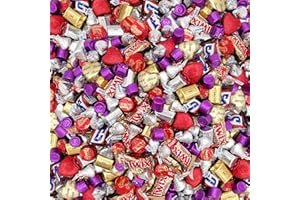 LAETAFOOD Valentine's Day Chocolate Candy Assortment - HERSHEY’S NUGGETS, ROLO, TWIX, SNICKERS, REESEScups and Hearts (3 Pound Bag - Approx. 170 Count)